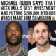 In a recent interview with the breakfast club, Michael Rubin says #MeekMill invested $200k into lids which turned into $8 million Should more rappers invest their money⁉️