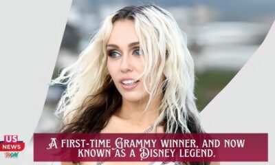 Miley Cyrus went emotional as "Best of both" was performed to Honour her As She Makes History At Disney Legends Ceremony