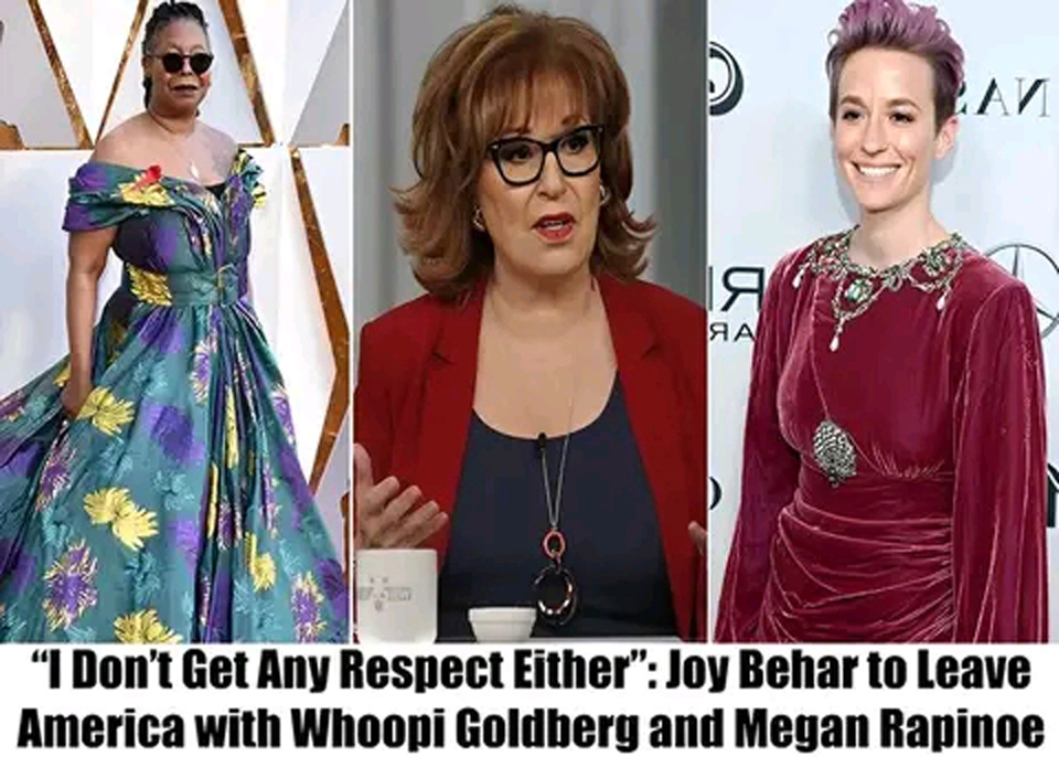 Joy Behar Announces Plans to Leave America with Whoopi Goldberg and Meghan Rapinoe After Leaving ‘THE VIEW’: That’s When the Mission Is Over