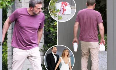 Jennifer Lopez spotted with new ring, ditching Ben Affleck’s ‘wedding diamond ring',while he enjoy his Jack In the Box meal