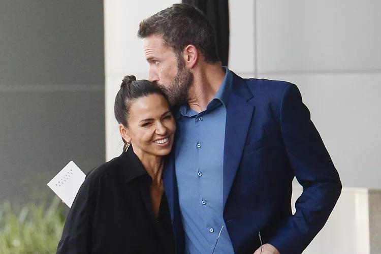 Ben Affleck Shares a Lovely Embrace with Matt Damon's Wife Luciana in Los Angeles...see more