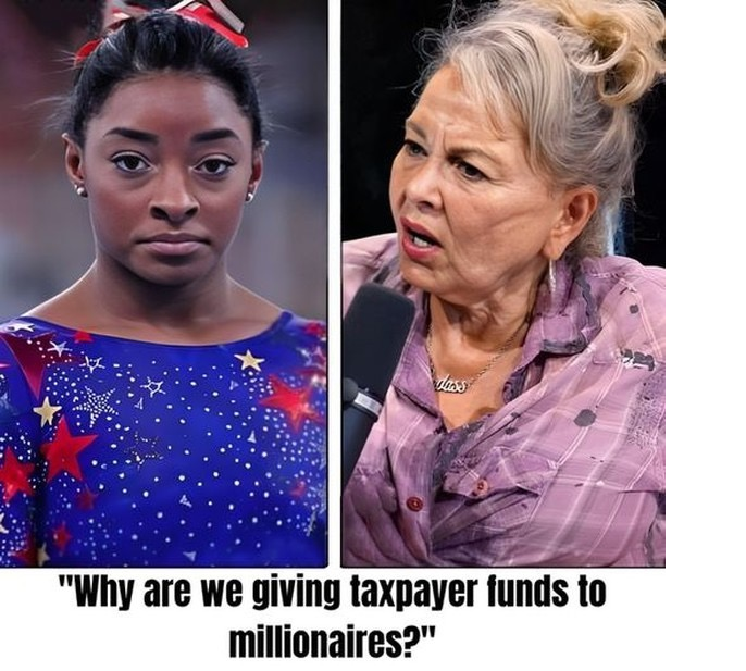 Breaking News: Roseanne Barr ‘goes mad’ as Simone Biles, worth $14 million, but still took $44K in student loan forgiveness: “Why are we giving taxpayer funds to millionaires?”